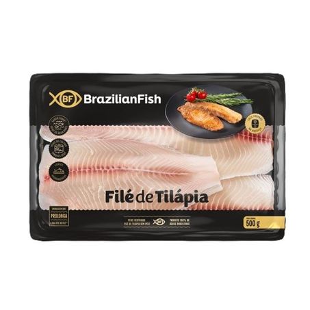 FILÉ TILAPIA FRESCO BRAZILIAN FISH 500G