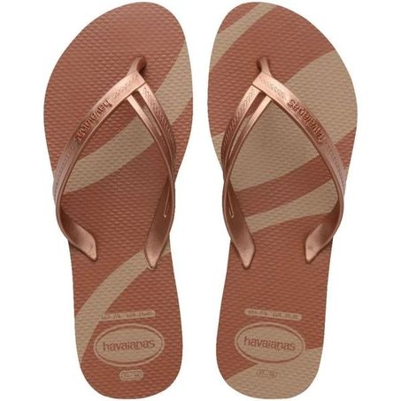 CHINELO HAVAIANAS ELEGANCE PRINT 35/6 ROSE GOLD