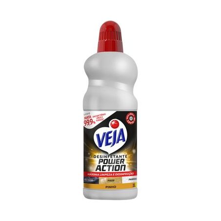 Desinfetante Pinho Veja Power Action Frasco 1LT