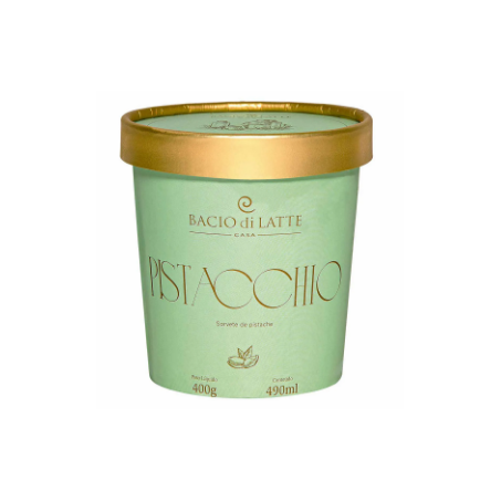 GELATO BACIO DI LATTE 490ML PISTACCHIO 