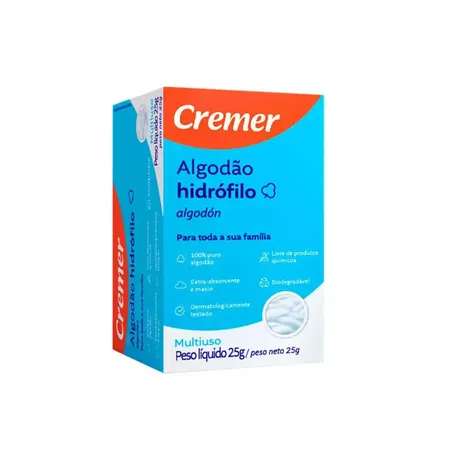 ALGODAO HIDROFILO CREMER 25 G                     