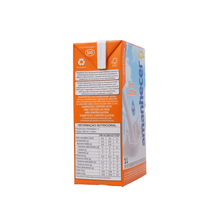 Leite Uht Amanhecer Zero Lactose 1l 
  360-18