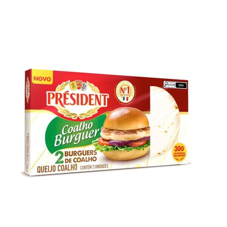 Queijo coalho burguer president 250g