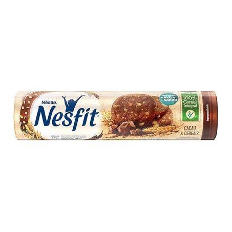 Biscoito Integral Doce Nesfit Cacau & Cereais Pacote 160gr