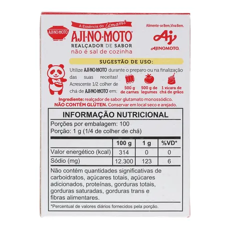 Realçador De Sabor Ajinomoto Cx 100g 360-2