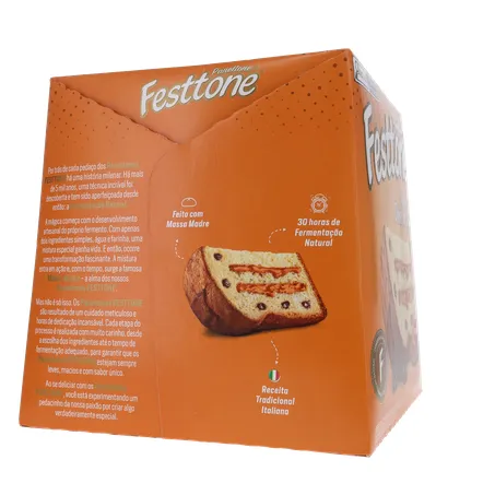 Panettone Festtone Trufado Doce De Leite 400G 360-11