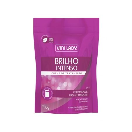 CREME DE TRATAMENTO VINI LADY BRILHO INTEN SACHÊ 700G