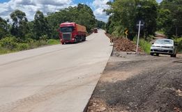 DNIT alerta para interdição total na BR-163 em Guaraciaba