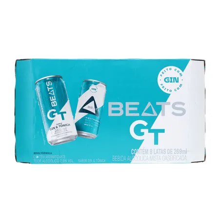 Bebida Mista Alcoólica Skol Beats Gt Gin & Tônica Lata 269ml 360-0
