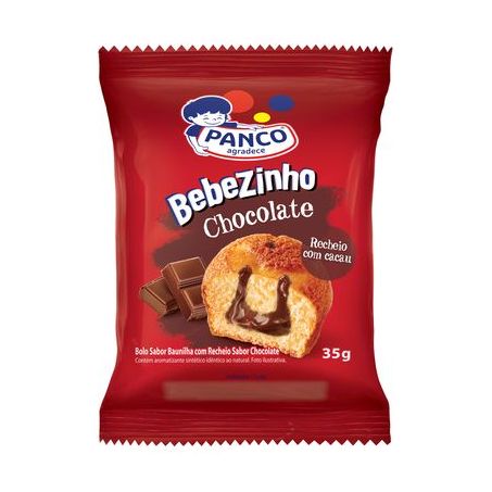 Bebezinho Panco Chocolate Recheado Cacau 35G