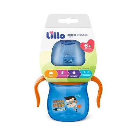 Caneca lillo evolution aprendizado azul
