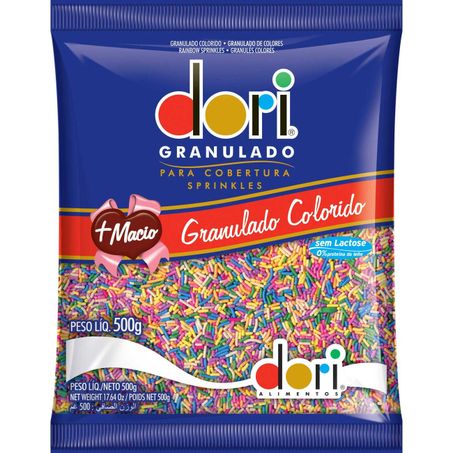 CHOCOLATE GRANULADO DORI COLORIDO 500G