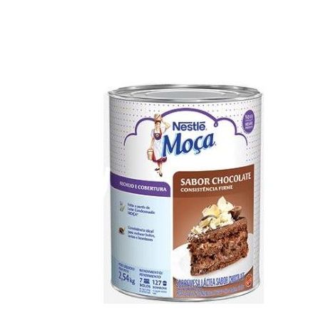 Recheio E Cobertura Moça Chocolate Lata 2,54kg 3KG