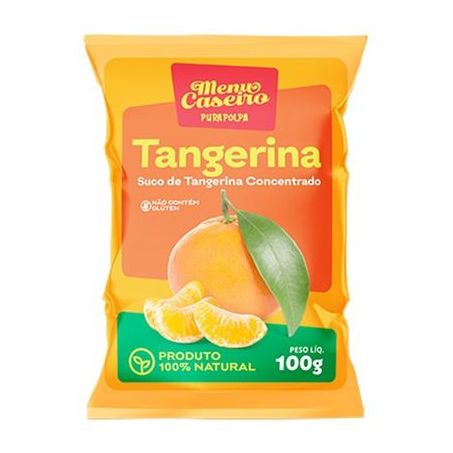 Polpa Tangerina Pura Polpa 100g