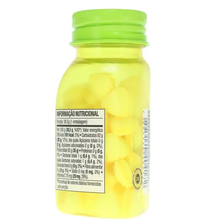 Pastilha Mentos Kiss Suor Limão Ácido Frasco com 55un - 38.5gr 360-16