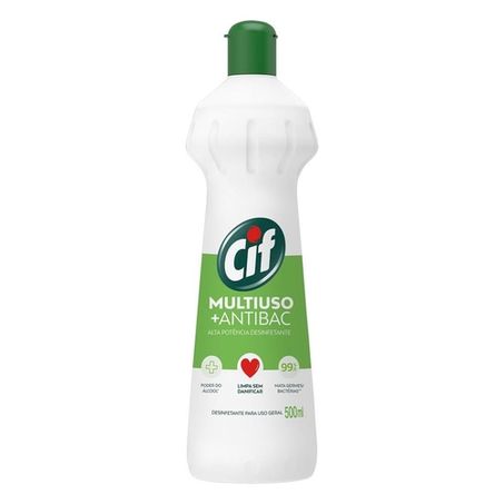 Limpador cif m.uso antib lv500 pg 450ml