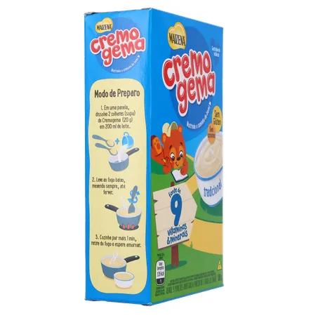 Mingau Tradicional Maizena Cremogema Caixa 180gr 360-30