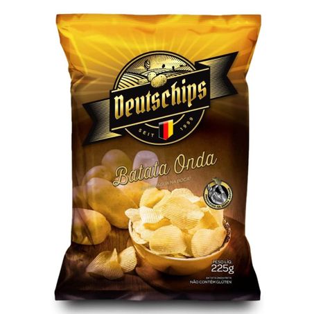 BATATA FRI DEUTCHIPS ONDA TRADICIO 225G