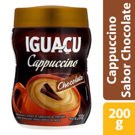 CAPPUCCINO SOLÚVEL CHOCOLATE IGUAÇU
