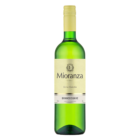 Vinho Mioranza Branco Suave Garrafa 750ml 