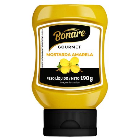 MOSTARDA BONARE AMARELA BG 190G