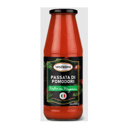 Passata di pomodori com manjericão 680g