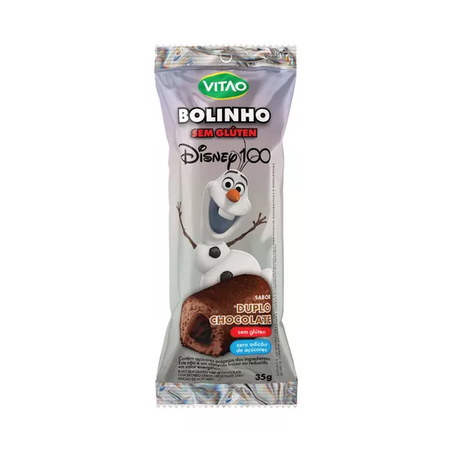 Bolinho vitao disney frozen duplo choc s/gluten 35g.
