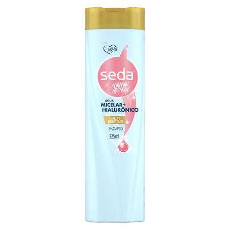 Shampoo seda by niina secrets água micelar e hialurônico