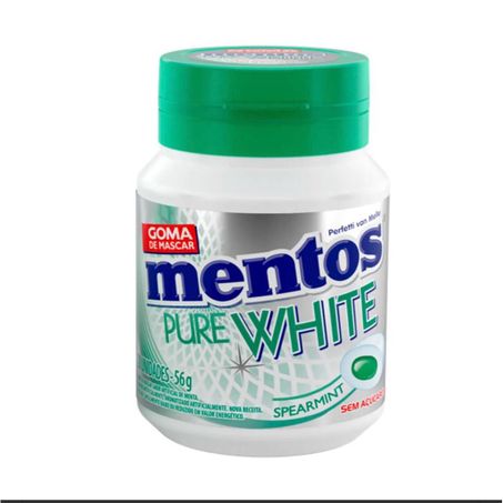 Chiclete Pure White Spearmint 56g