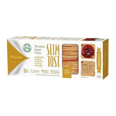 TORRADA FHOM  SLIM TOST INTEGRAL 110G