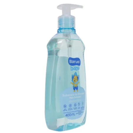 SABONETE LÍQUIDO INFANTIL BARUEL BABY PELE DELICADA PUMP 400ML 360-31