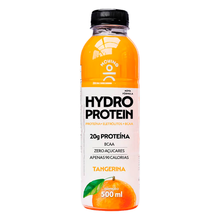 Suplemento Alimentar Líquido Tangerina Zero Açúcar Moving Hydro Protein Garrafa 500ml