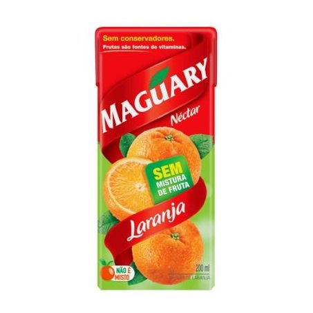 SUCO REFRESCO MAGUARY 200ML LARANJA