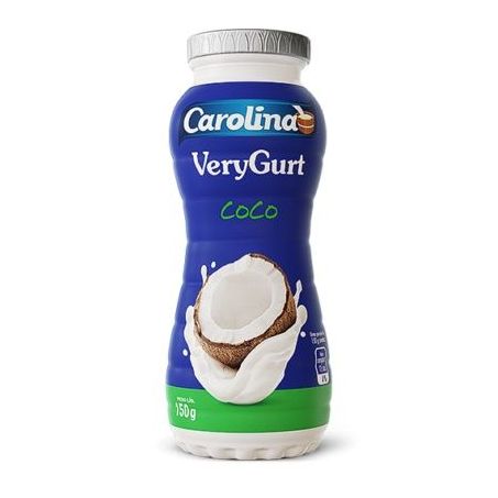Iogurte Carolina Very Gurt Coco Garrafa 150G