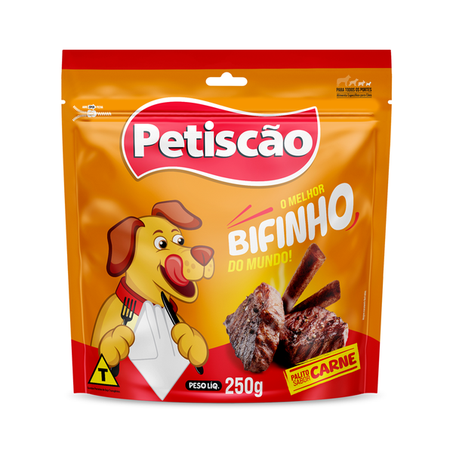 PETISCAO NATURAL FARM BIFINHO DE CARNE 250G