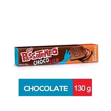 Biscoito Recheado Passatempo Chocolate 130g