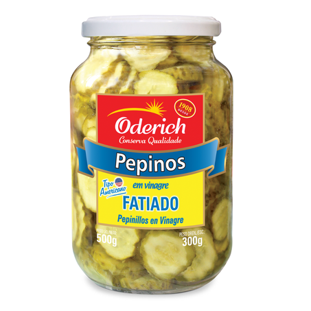 PEPINO ODERICH 300G FATIADO BURGUERS