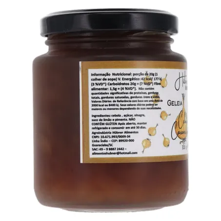 Geleia hubner cebola caramelizada 310g 360-29