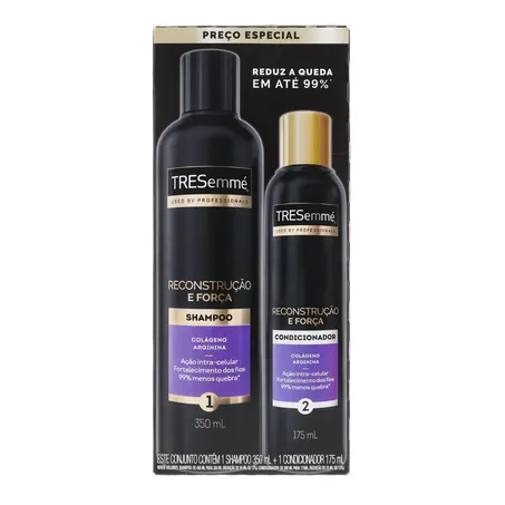 Shampoo Tresemme 350ml + Condicionador Reconstrução Força 175ml