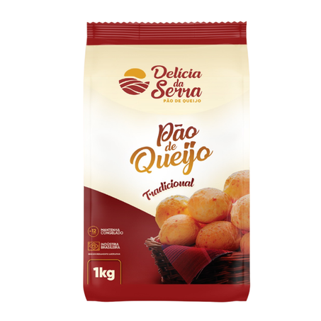 PÃO DE QUEIJO DELÍCIA DA SERRA 1KG