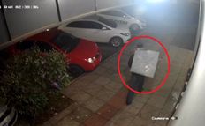 Câmera flagra criminoso furtando mesa no centro de São Miguel do Oeste
