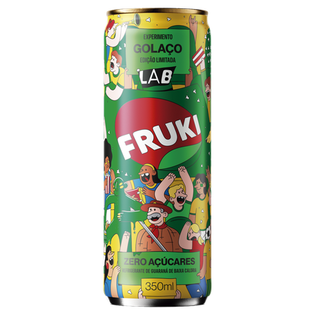 Refrigerante Fruki Lata Guaraná C/pipoca zero