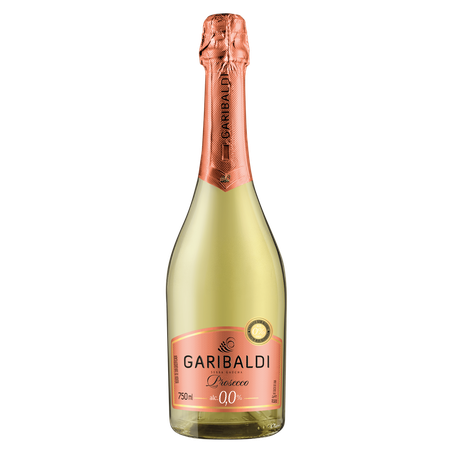 Espumante Garibaldi 750ml Prosecco Zero Alcool