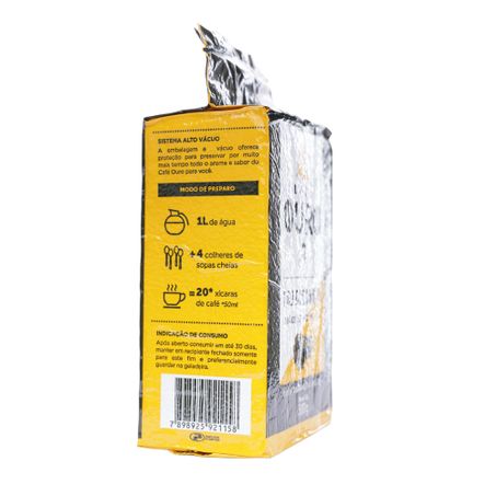 CAFÉ PÓ OURO VÁCUO TRADICIONAL 500G 360-49