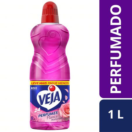 LIMPADOR PERFUMADO FLORES DO MEDITERRÂNEO VEJA PERFUMES 1L