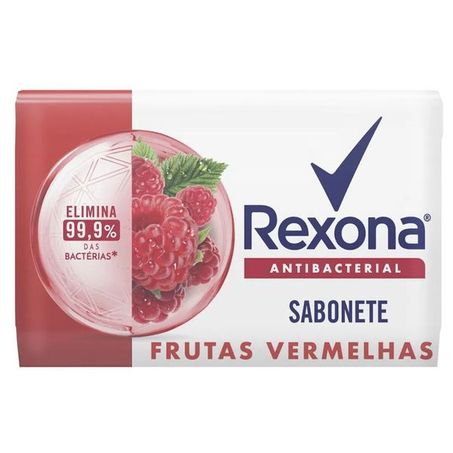 Sabonete antibacterial frutas vermelhas rexona 84g