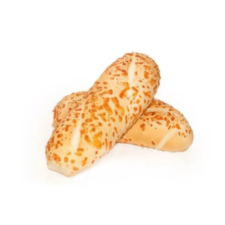 MINI BAGUETE 150G C/QUEIJO UN (FAB.PROPRIA)