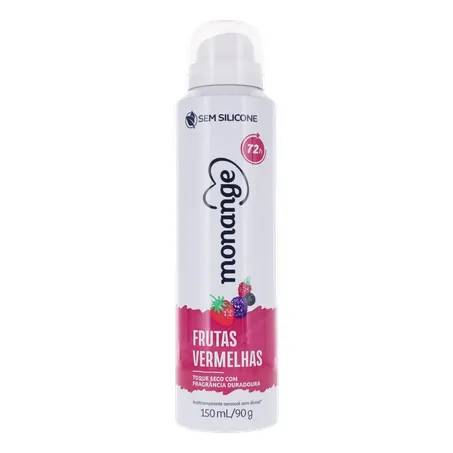 Desodorante Aerosol Monange Frutras Vermelhas 150ml