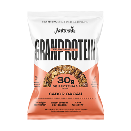 GRANOLA GRAIN PROTEIN CACAU 250G NATURALE