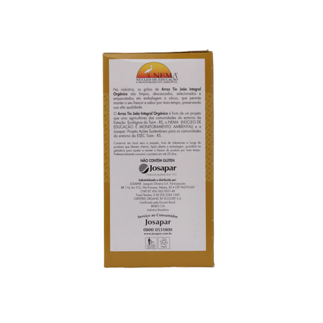 ARROZ TIO JOÃO INTEGRAL ORGÂNICO 1KG 360-15